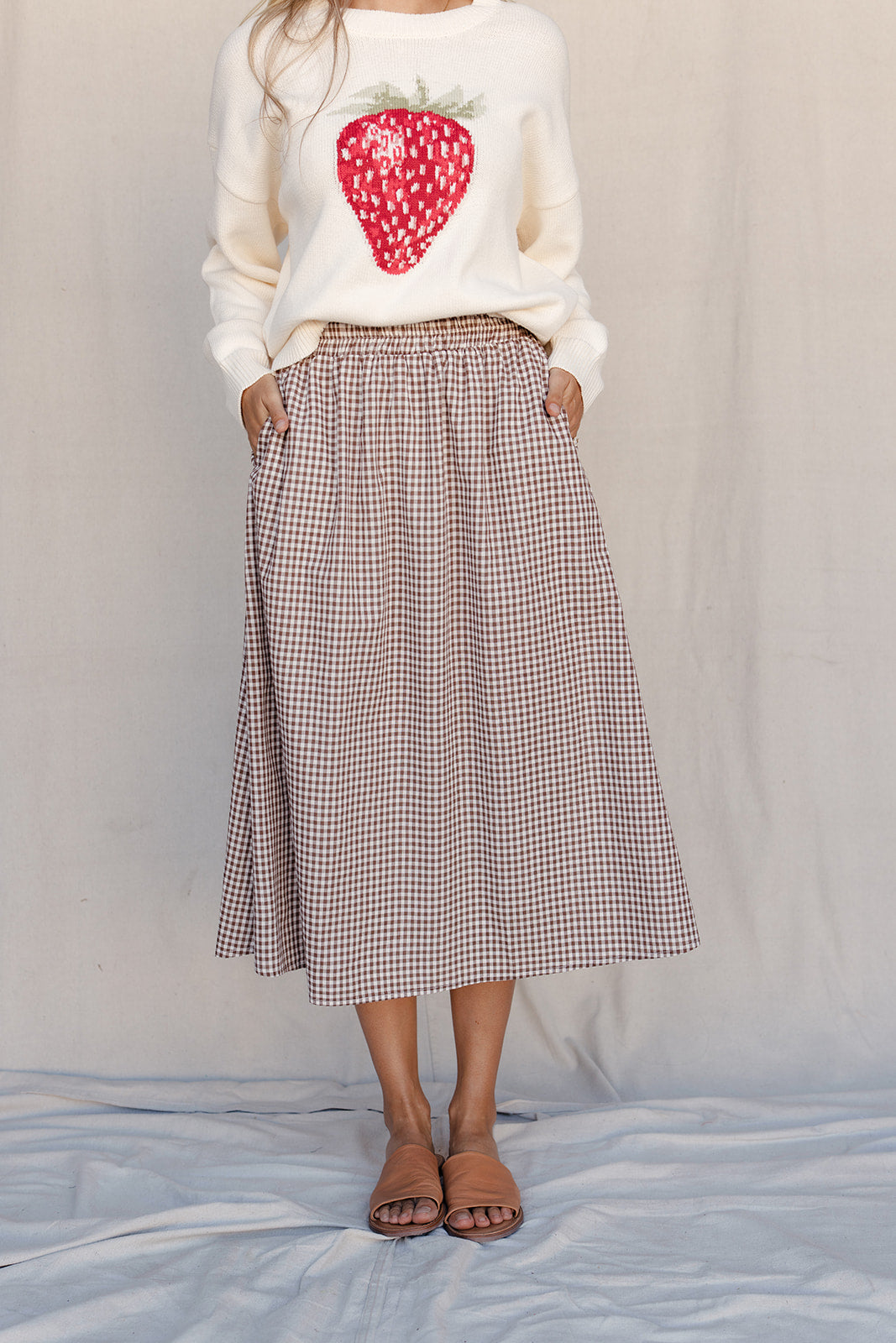 Cinnamon Sugar Midi Skirt