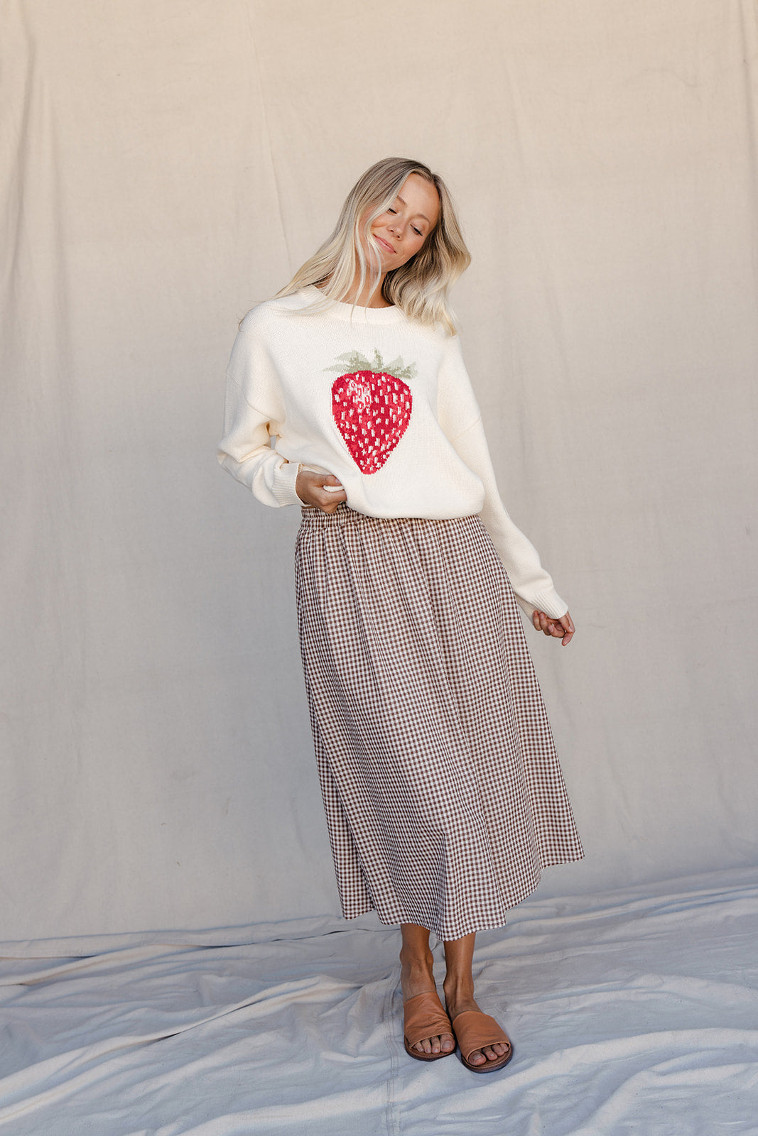 Cinnamon Sugar Midi Skirt