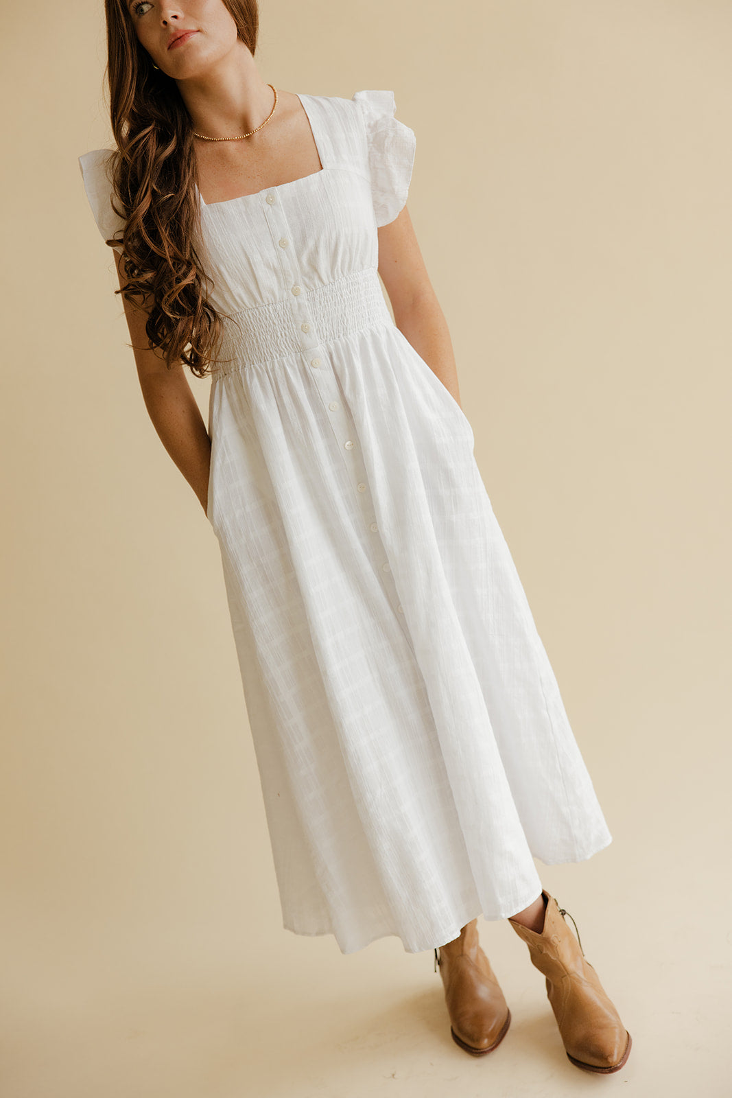 Something Special Square Neck Dress