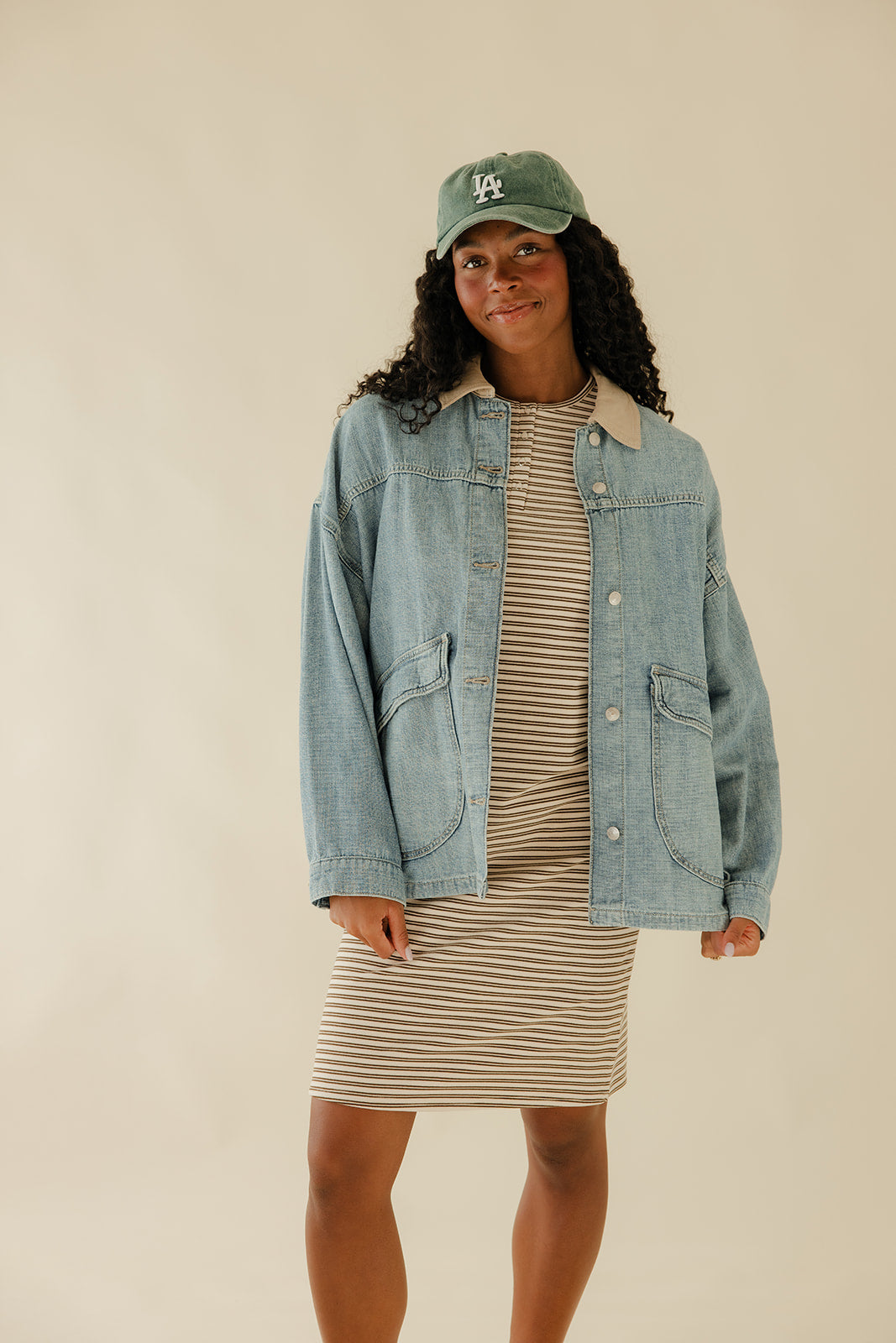 Slow Days Stripe Midi