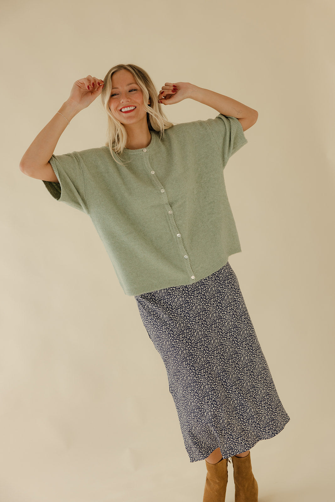 Garden Gate Short Sleeve Cardi