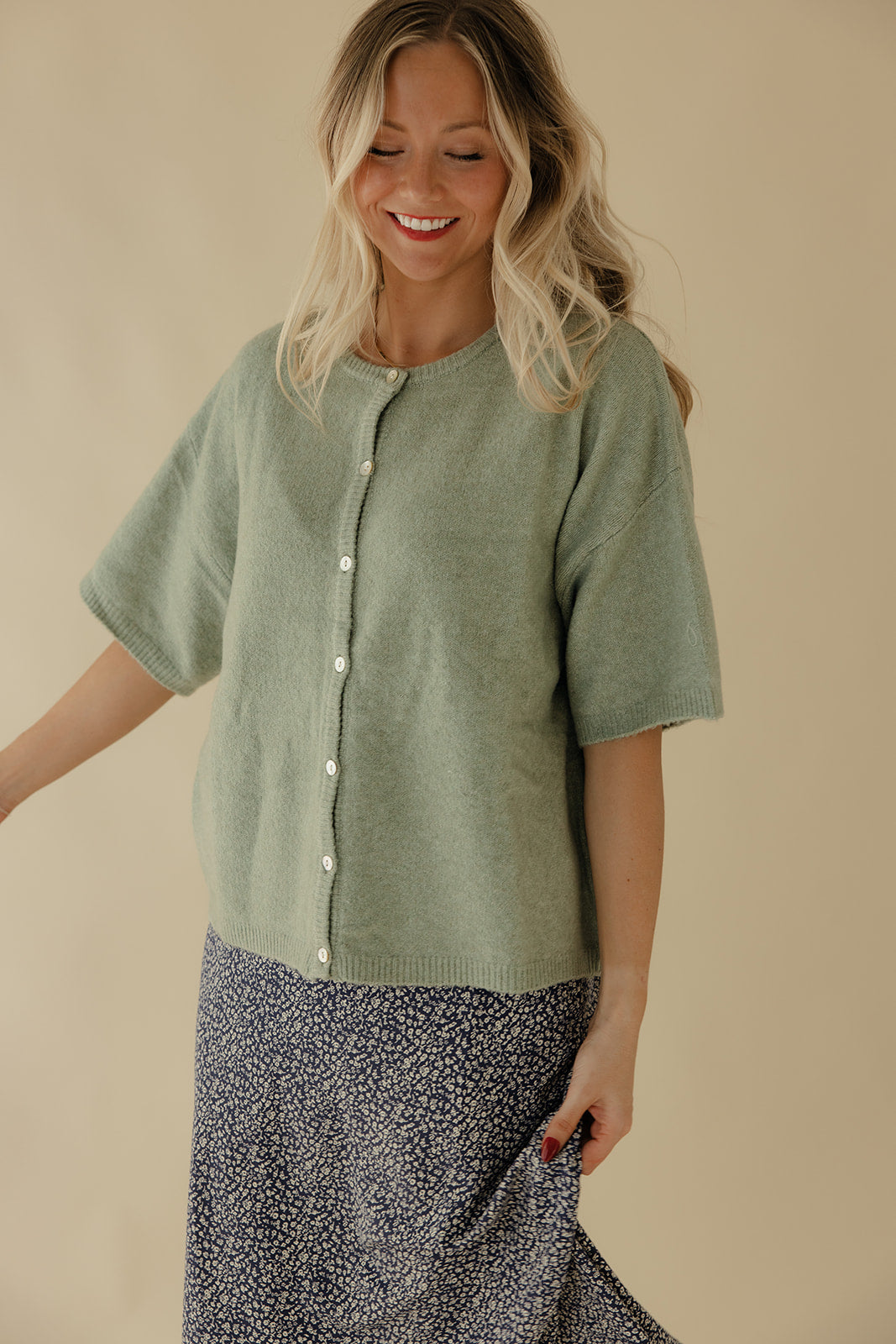 Garden Gate Short Sleeve Cardi