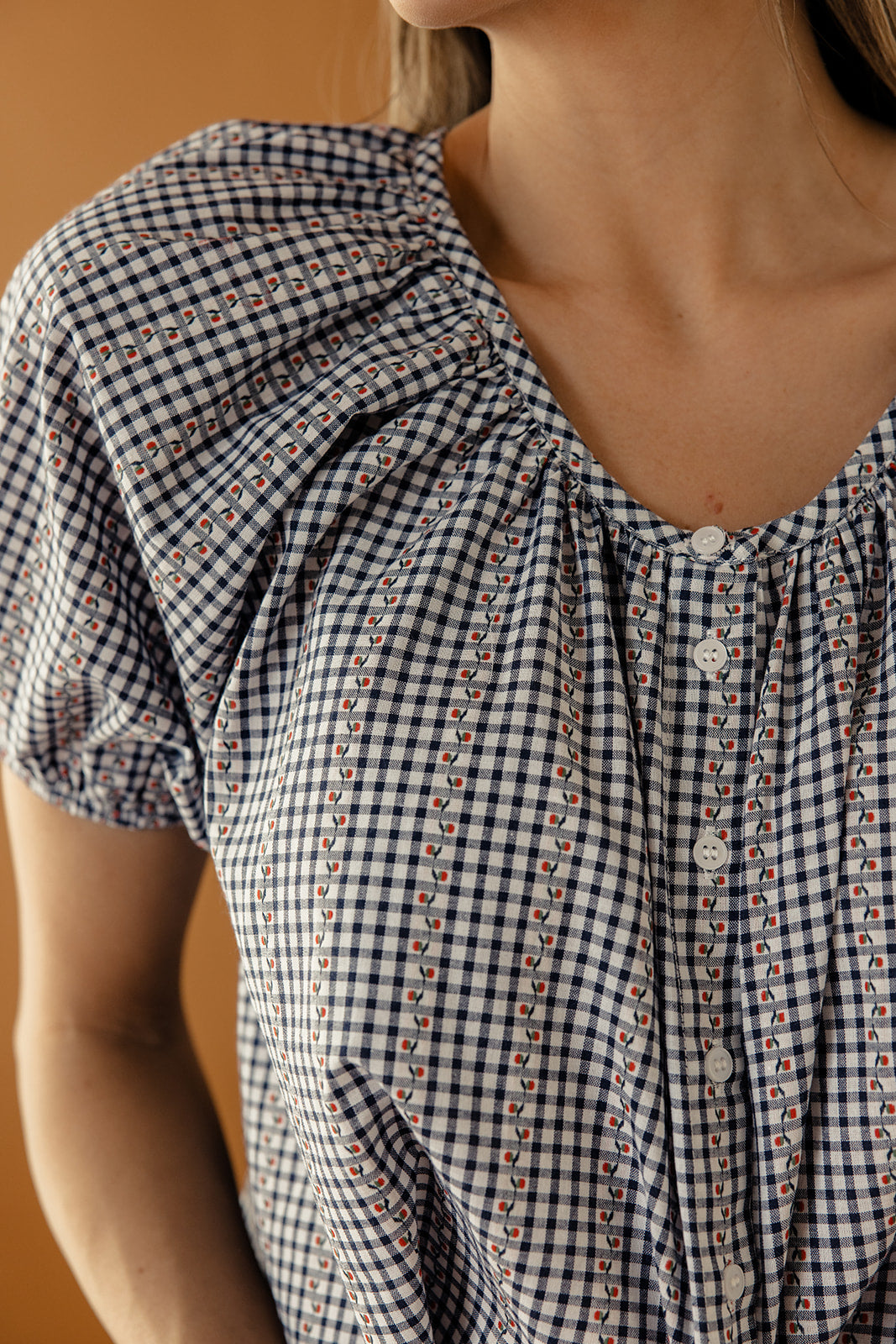 Blowing Smoke Button Down Blouse