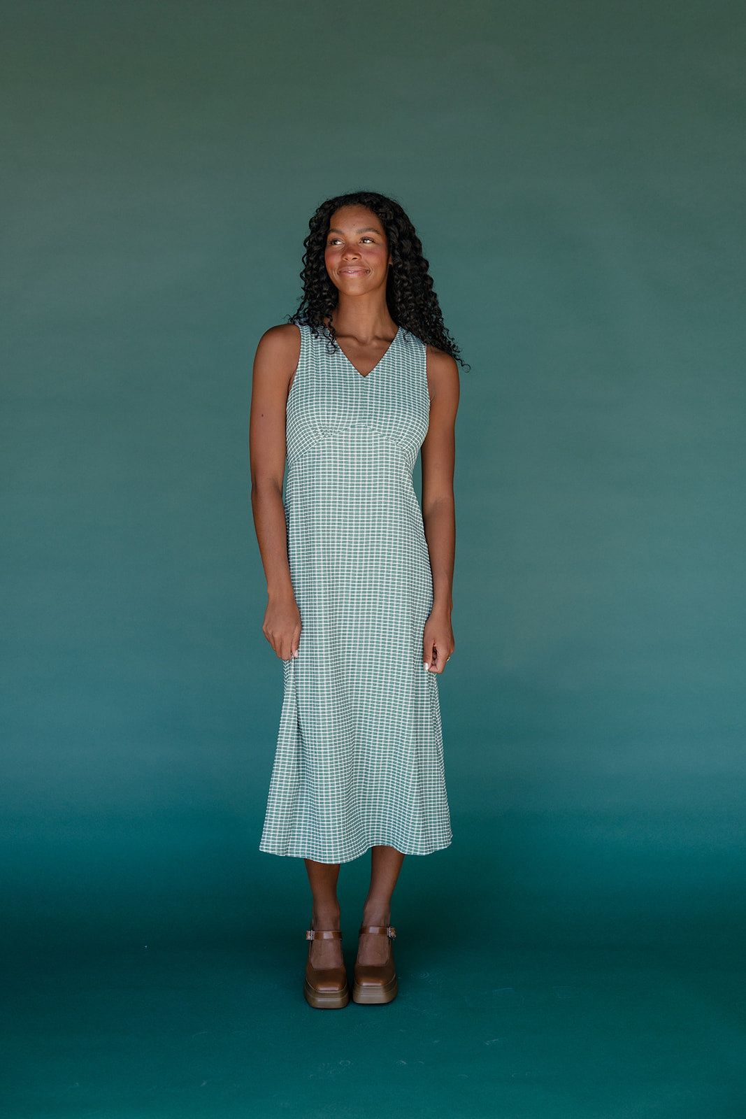 Gingham Grove Tank Dress