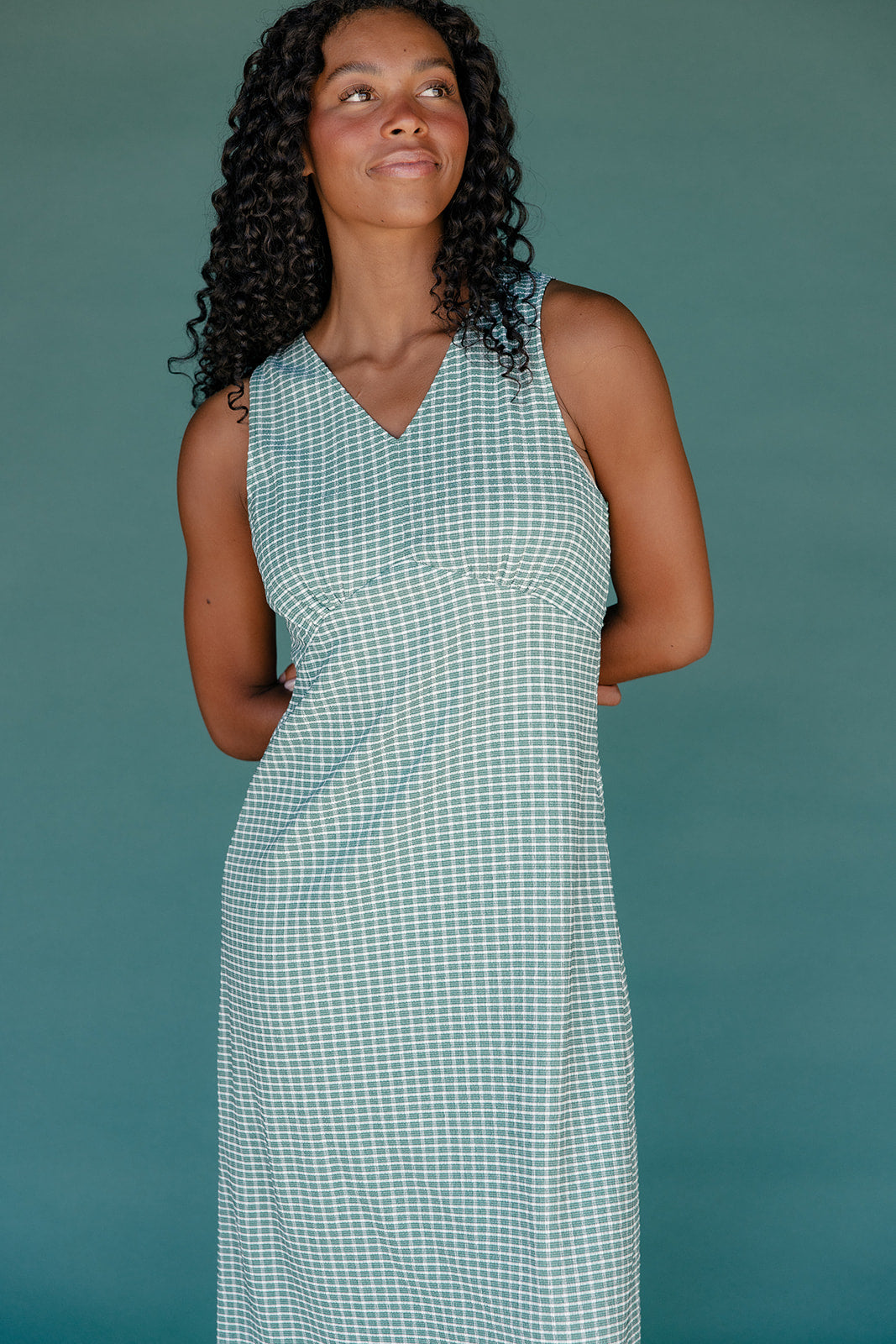 Gingham Grove Tank Dress