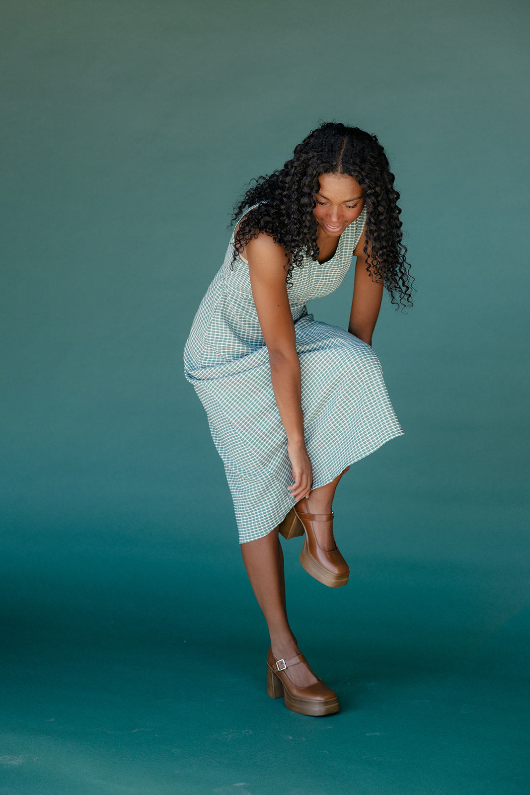 Gingham Grove Tank Dress