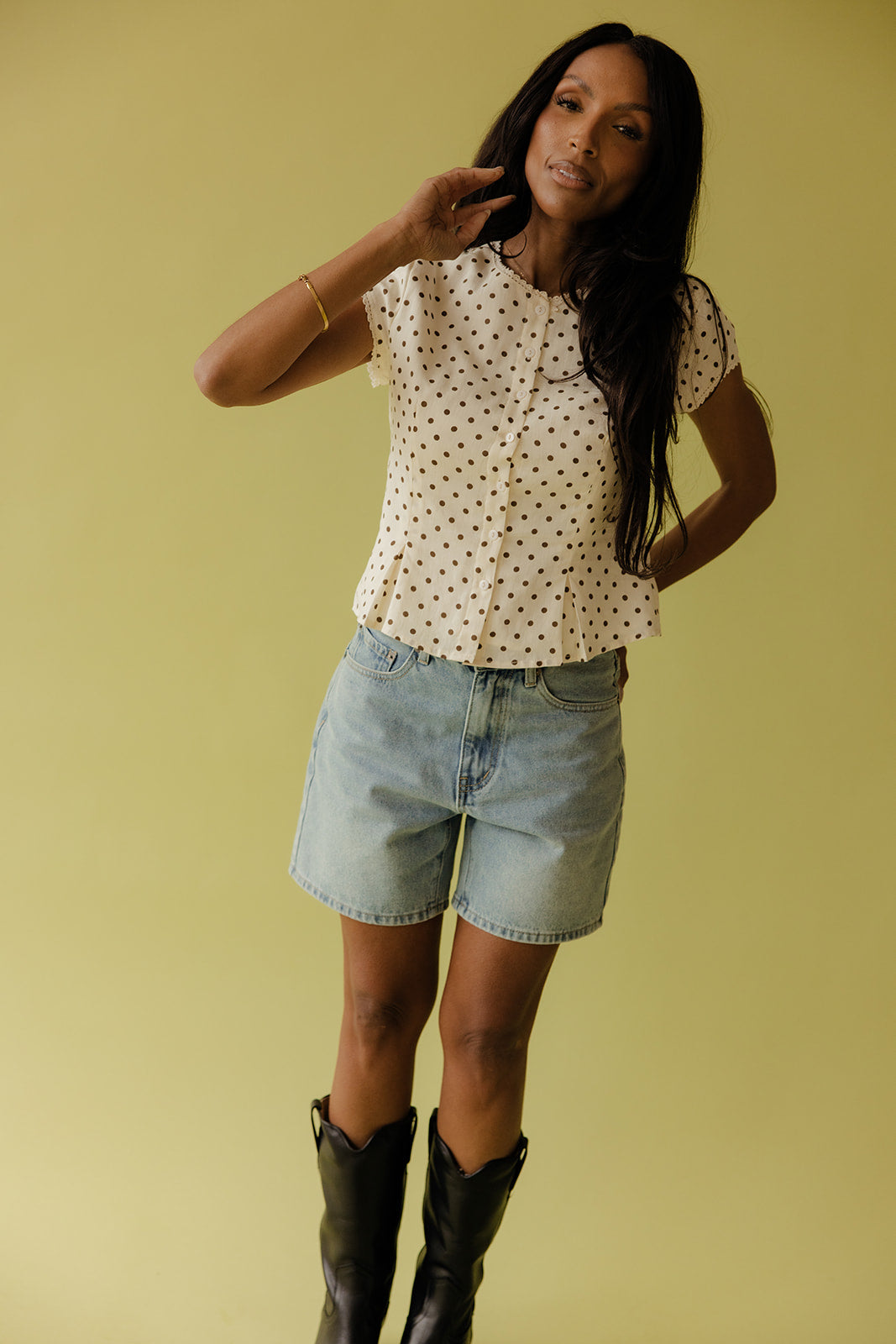Sweet Spot Polka Dot Blouse