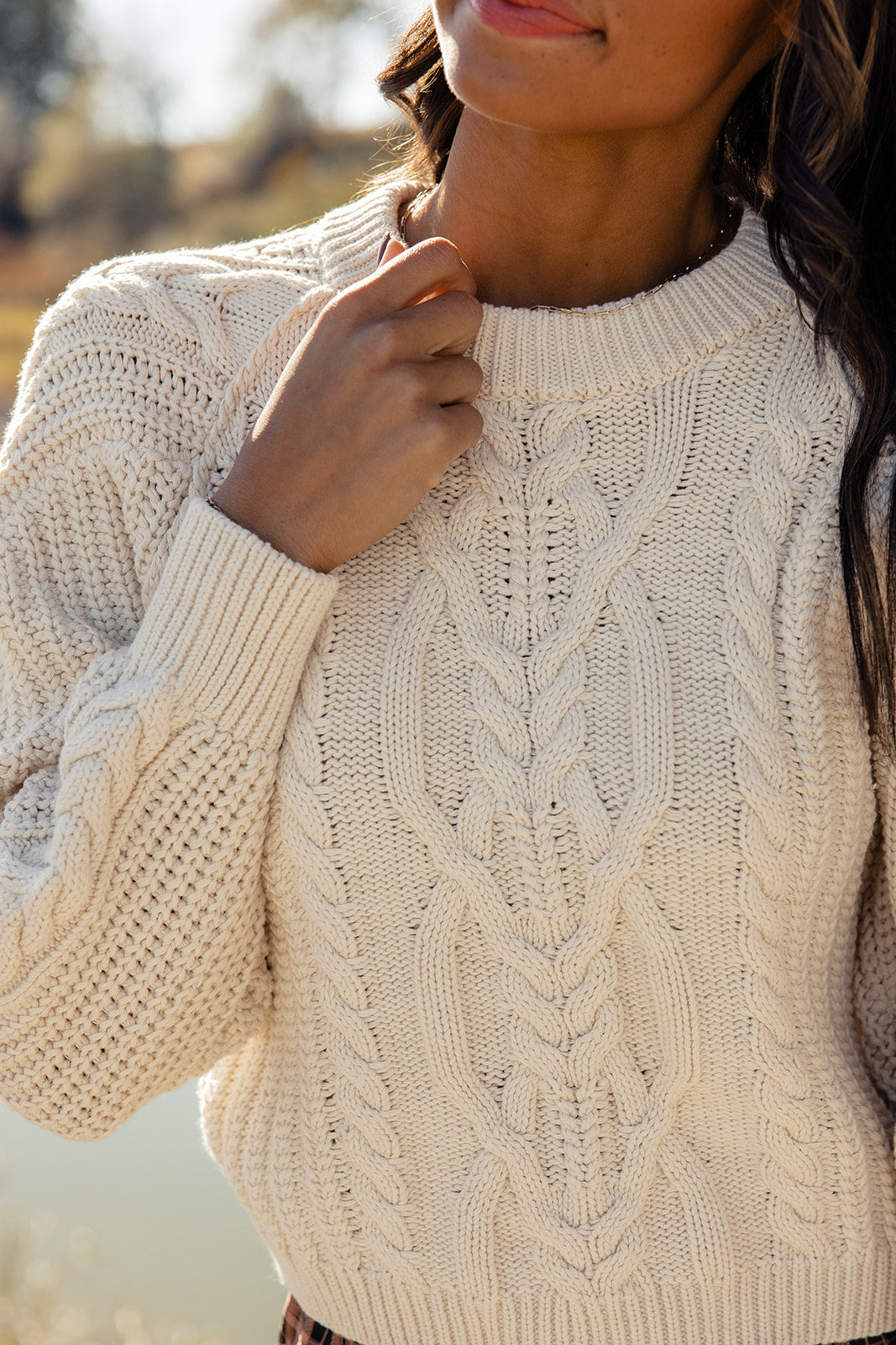 Free People Frankie Cable Sweater