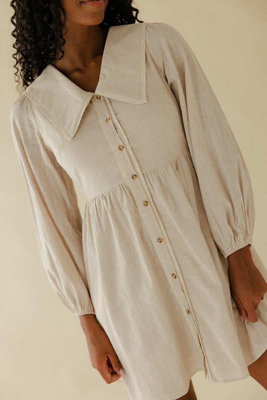 Stone Path Collared Dress