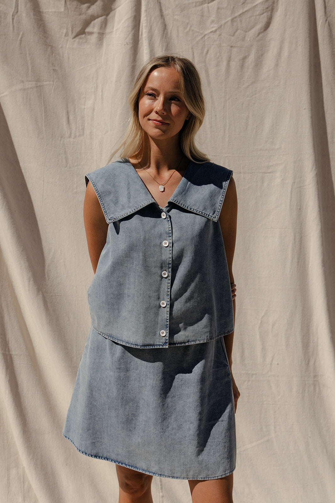Prairie Denim Top