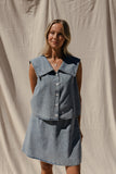 Prairie Denim Top