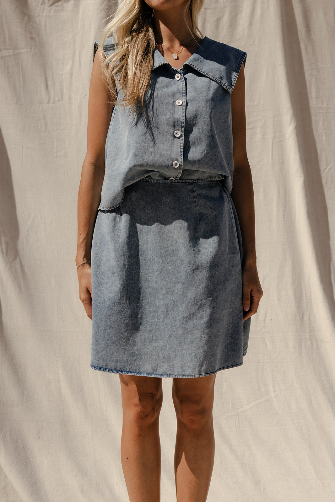 Prairie Denim Skirt
