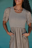 Willow Lace Smocked Dress
