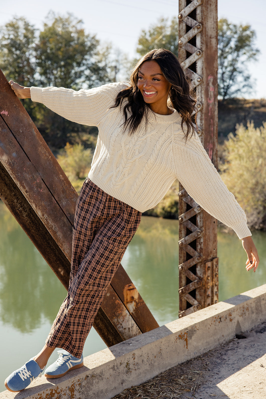 Free People Frankie Cable Sweater