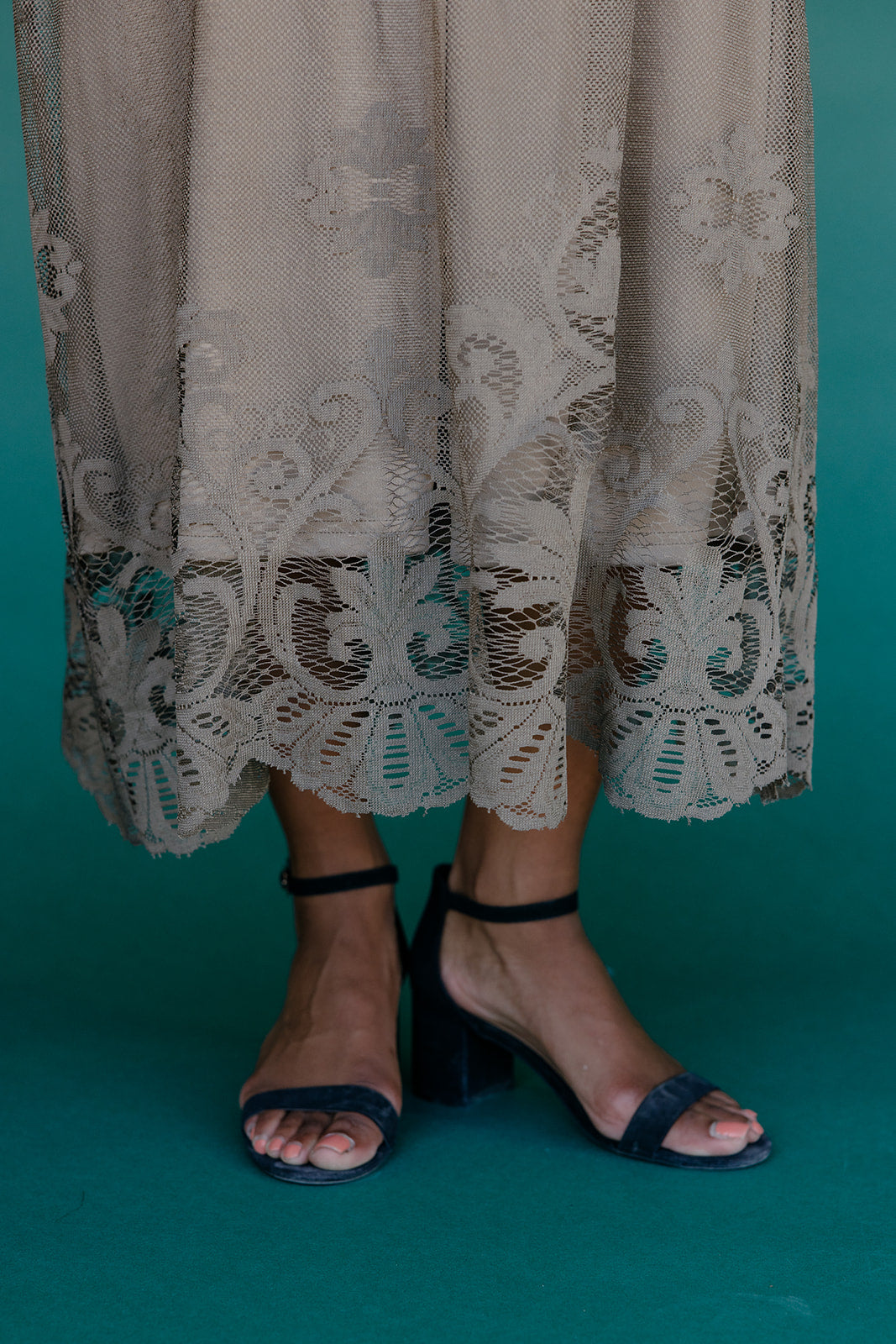 Willow Lace Smocked Dress