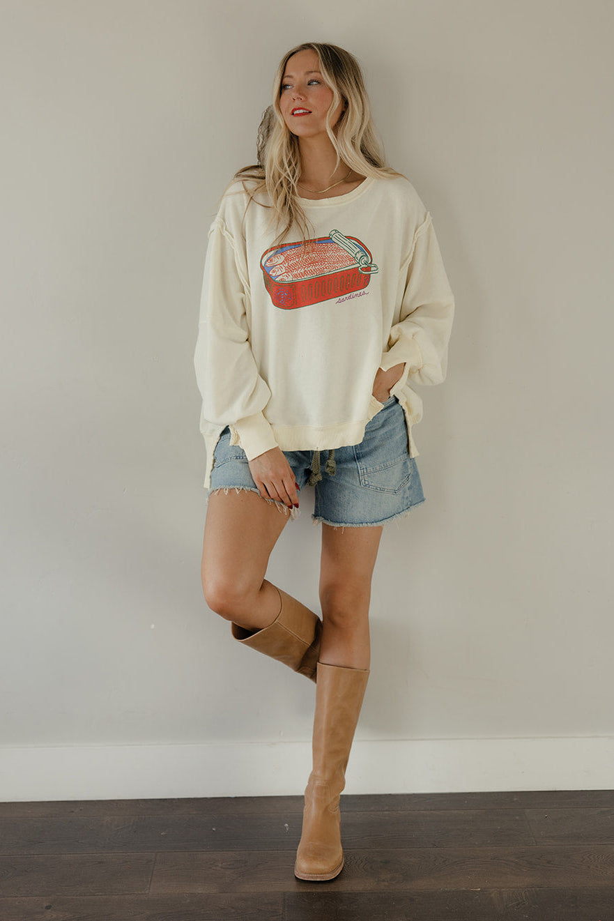 Free People Graphic Camden Pullover