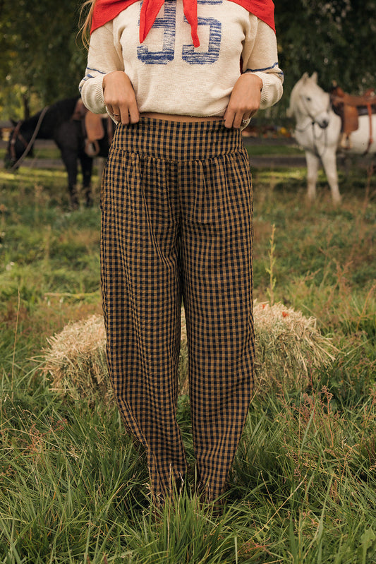 Second Look Gingham Pants