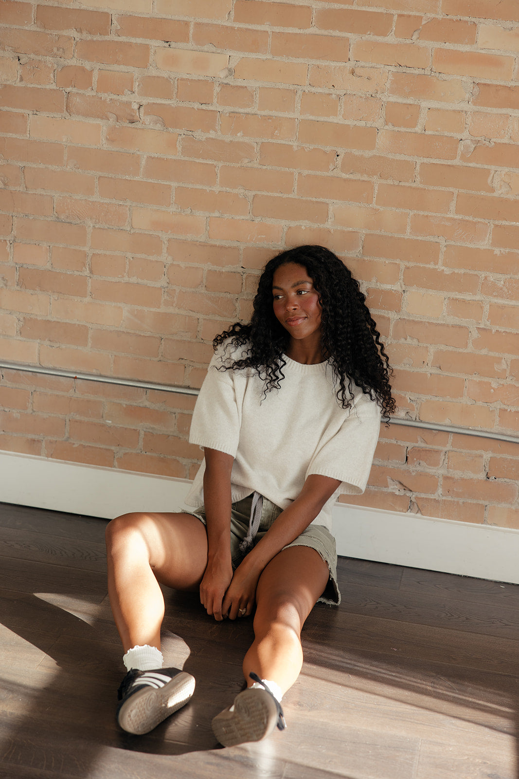 Quiet Morning Short Sleeve Sweater