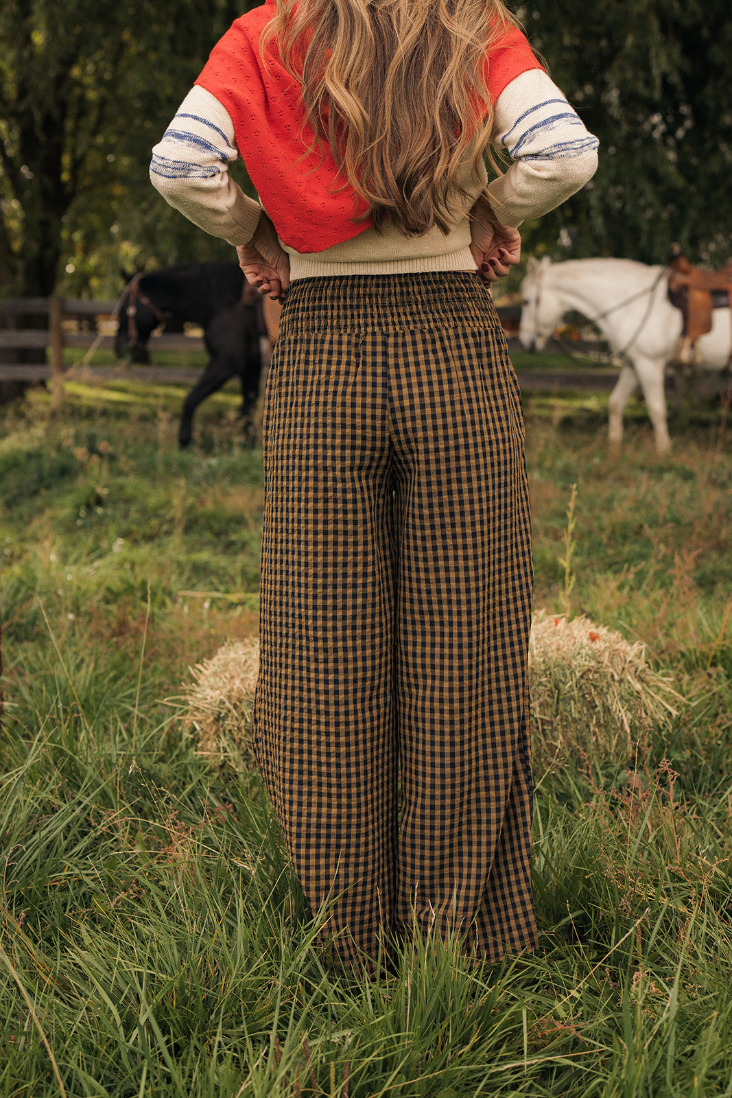 Second Look Gingham Pants