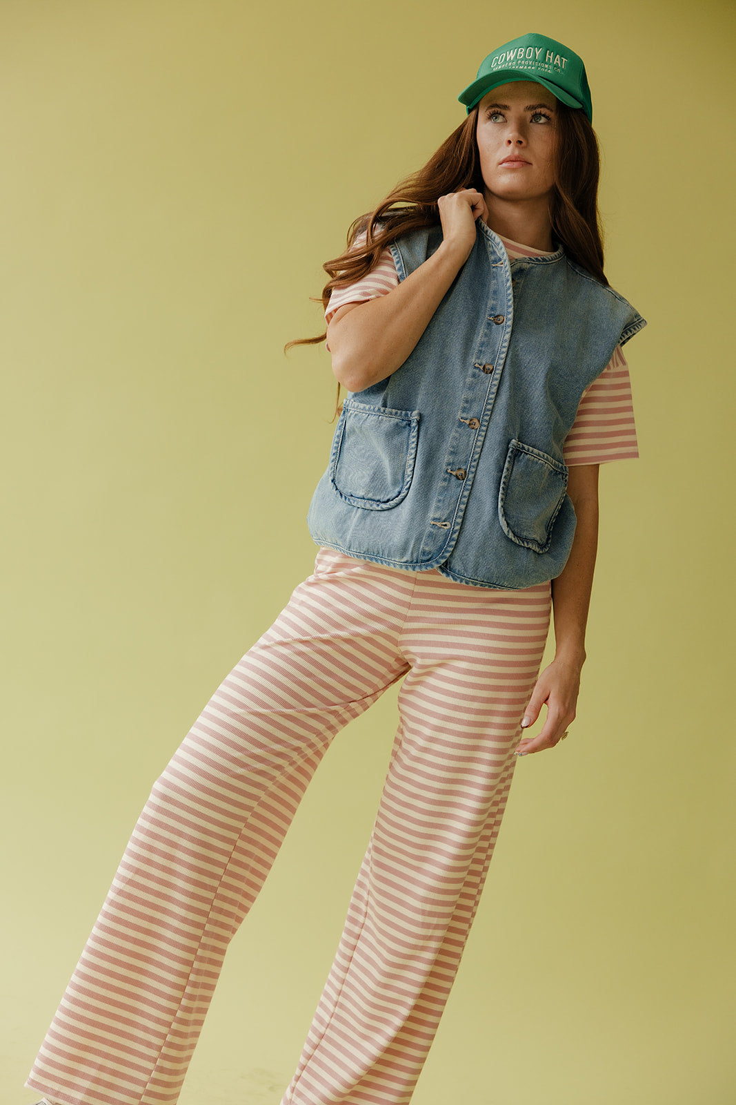 The Right Moves Denim Vest