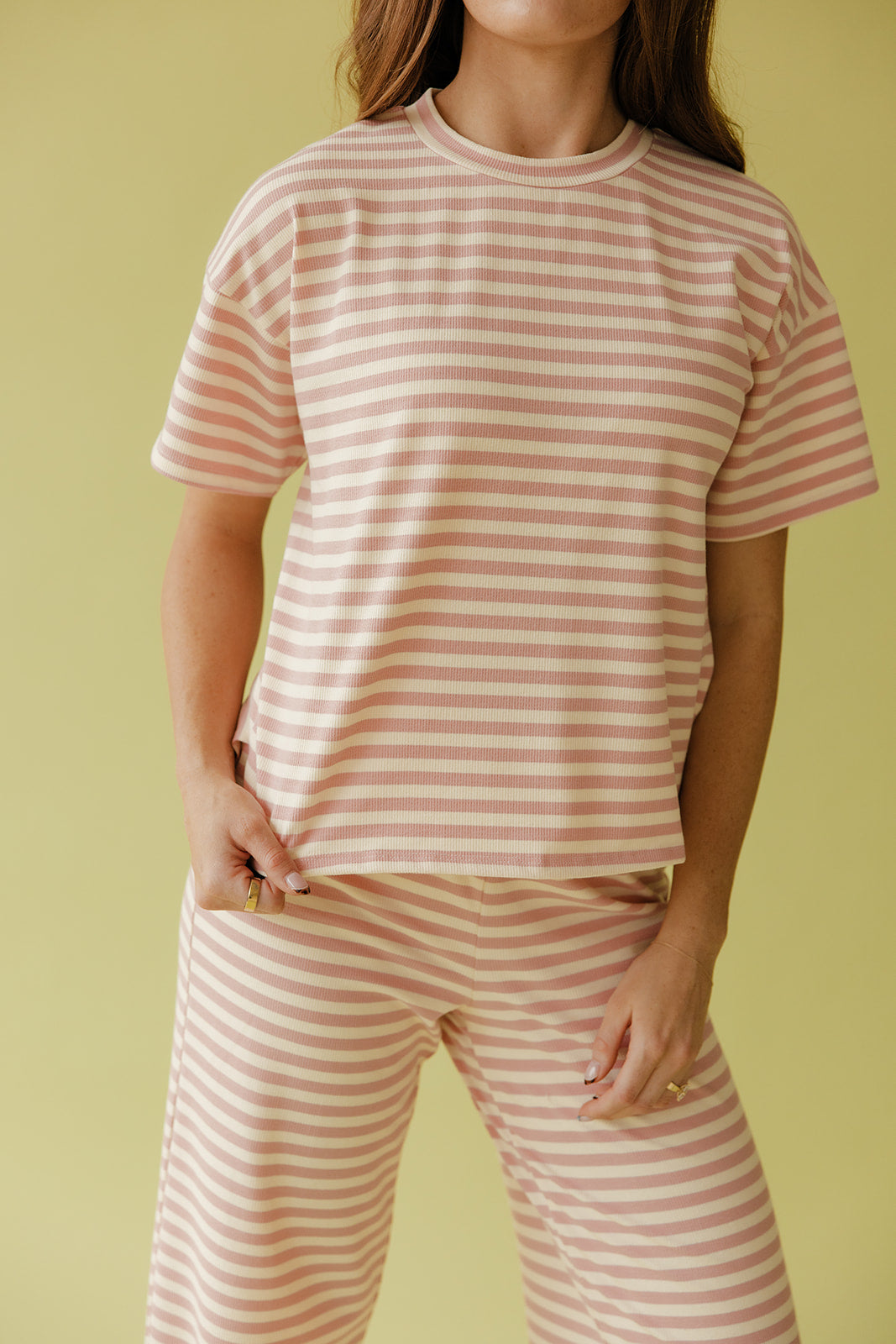 Sweet Spring Stripe Tee – ROOLEE