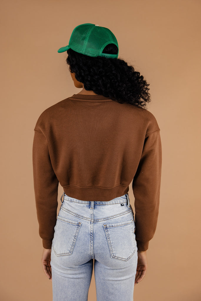 Spark To The Flame Cropped Pullover
