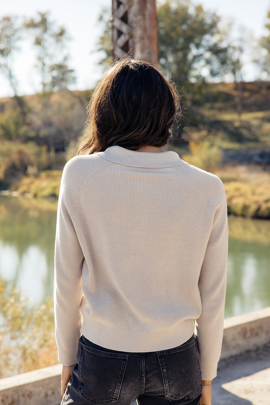 My Whole Heart Collared Sweater