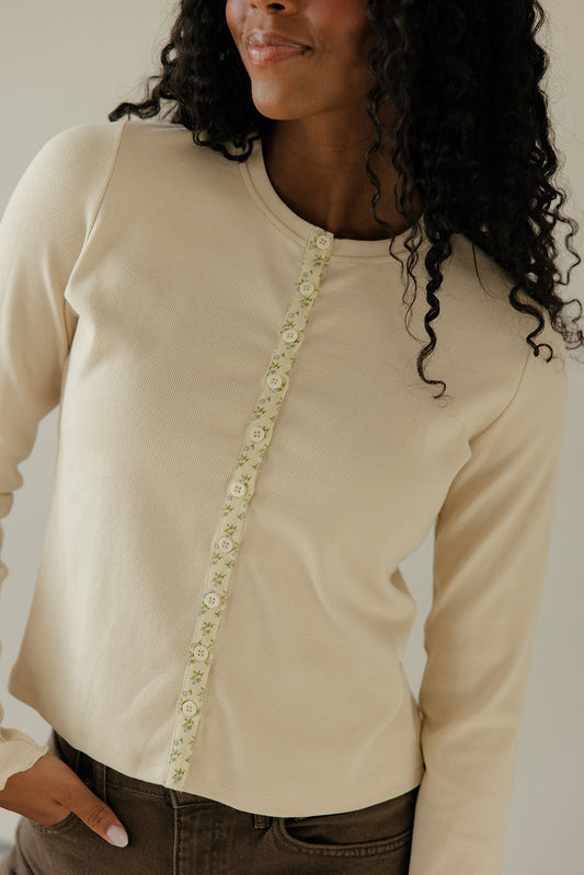 Refined Edge Button Top