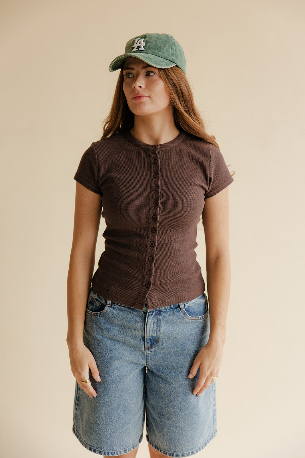 Espresso Button Top