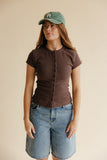 Espresso Button Top