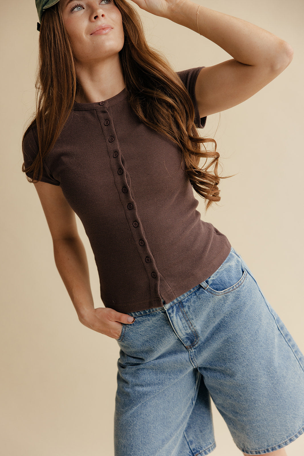 Espresso Button Top