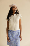 Broken Pieces Button Tee