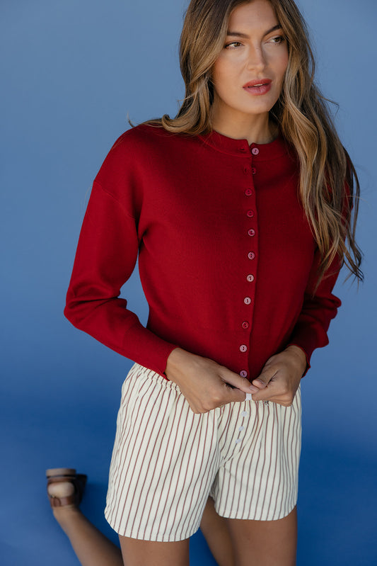 The Cranberry Cardi
