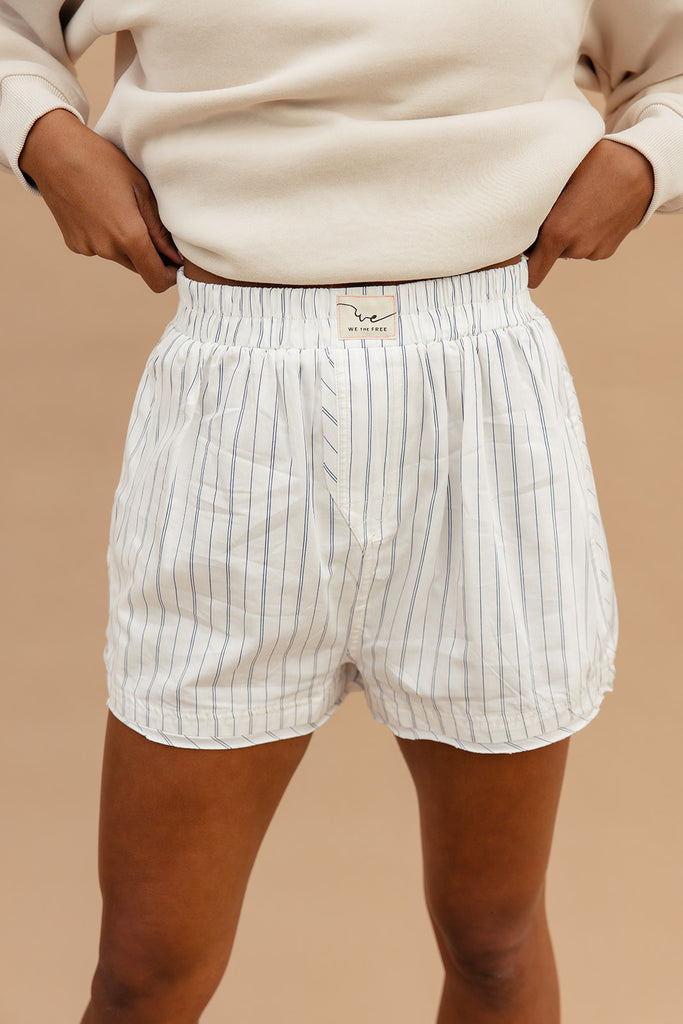 Free People Day to Day Striped Boxers