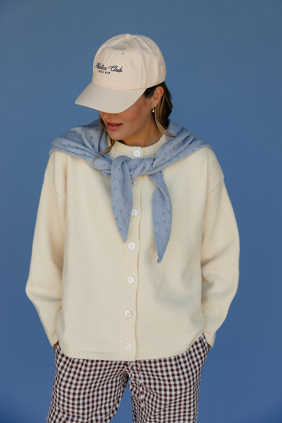 Carina Pointelle Wrap Scarf