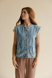 The Right Moves Denim Vest