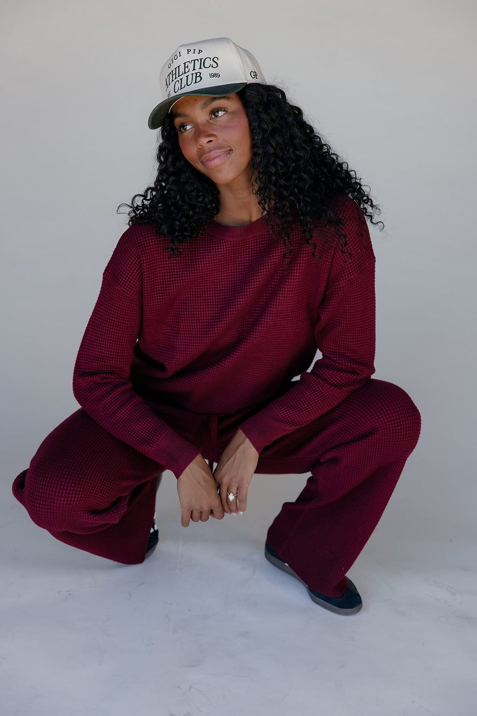 Morning Market Waffle Sweater