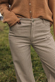 Stone Gingham Pants