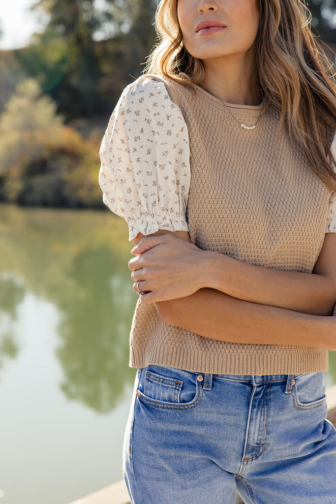 Karson Puff Sleeve Blouse