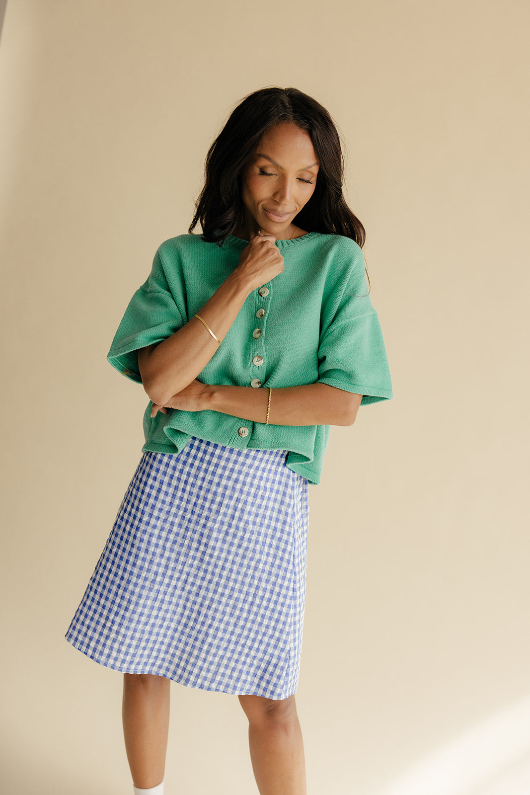 First Crush Button Blouse