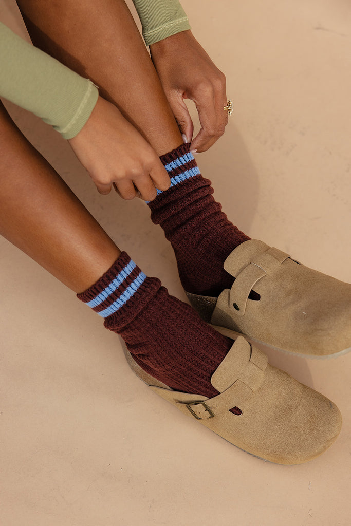 Free People Jackson Cozy Stripe Socks