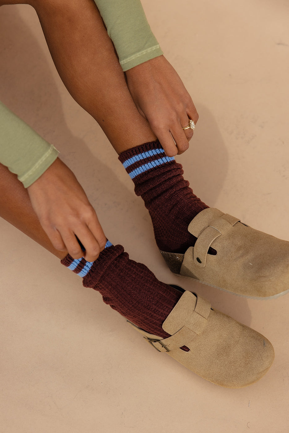 Free People Jackson Cozy Stripe Socks