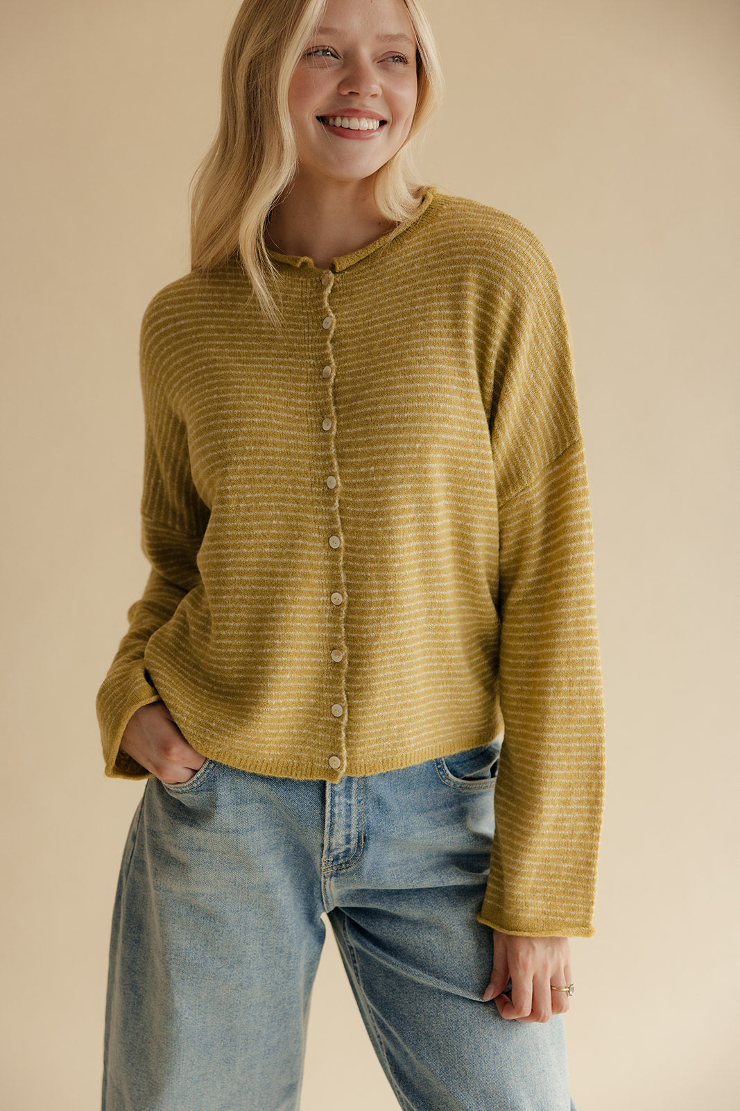 A Single Moment Button Up Cardigan