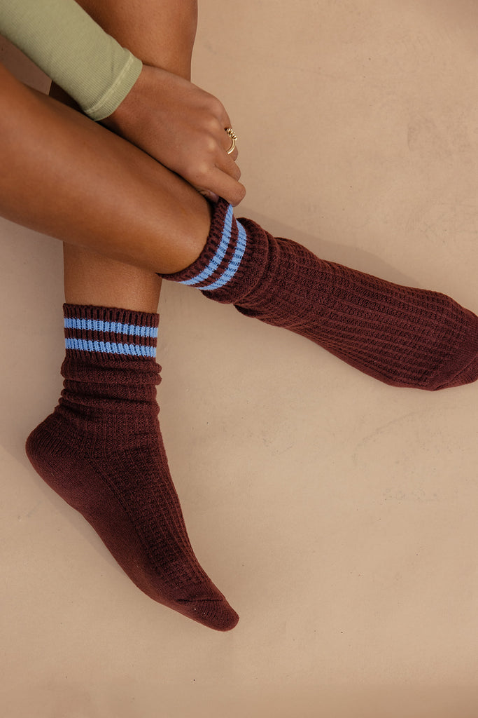 Free People Jackson Cozy Stripe Socks