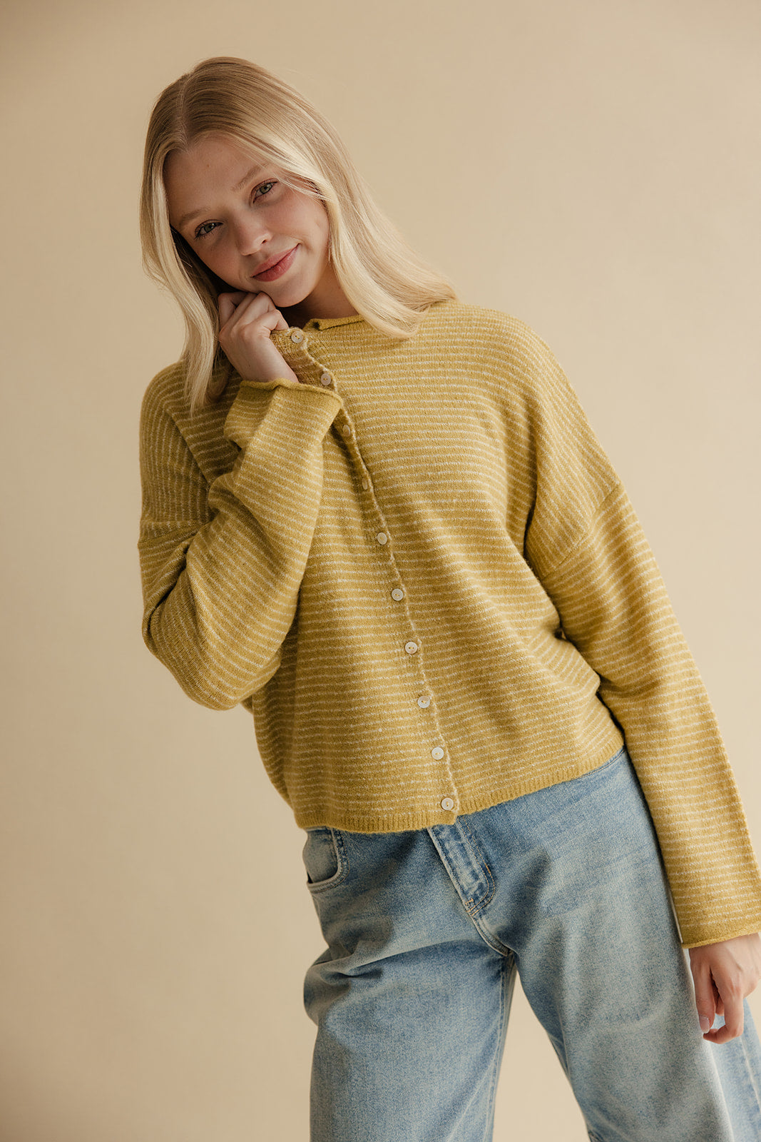 A Single Moment Button Up Cardigan