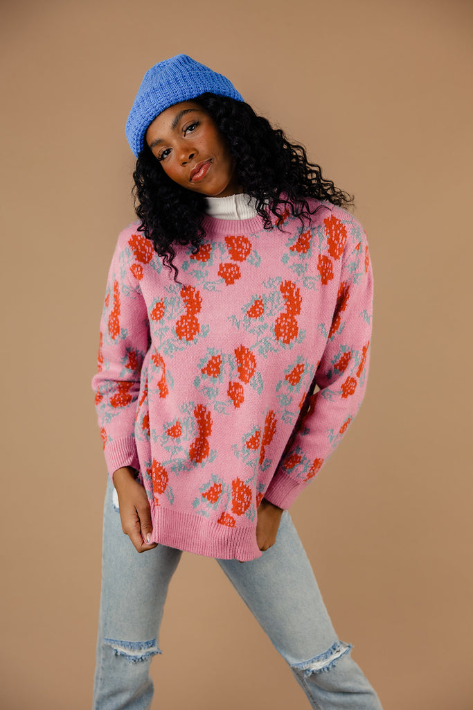 Strawberry Swirl Sweater