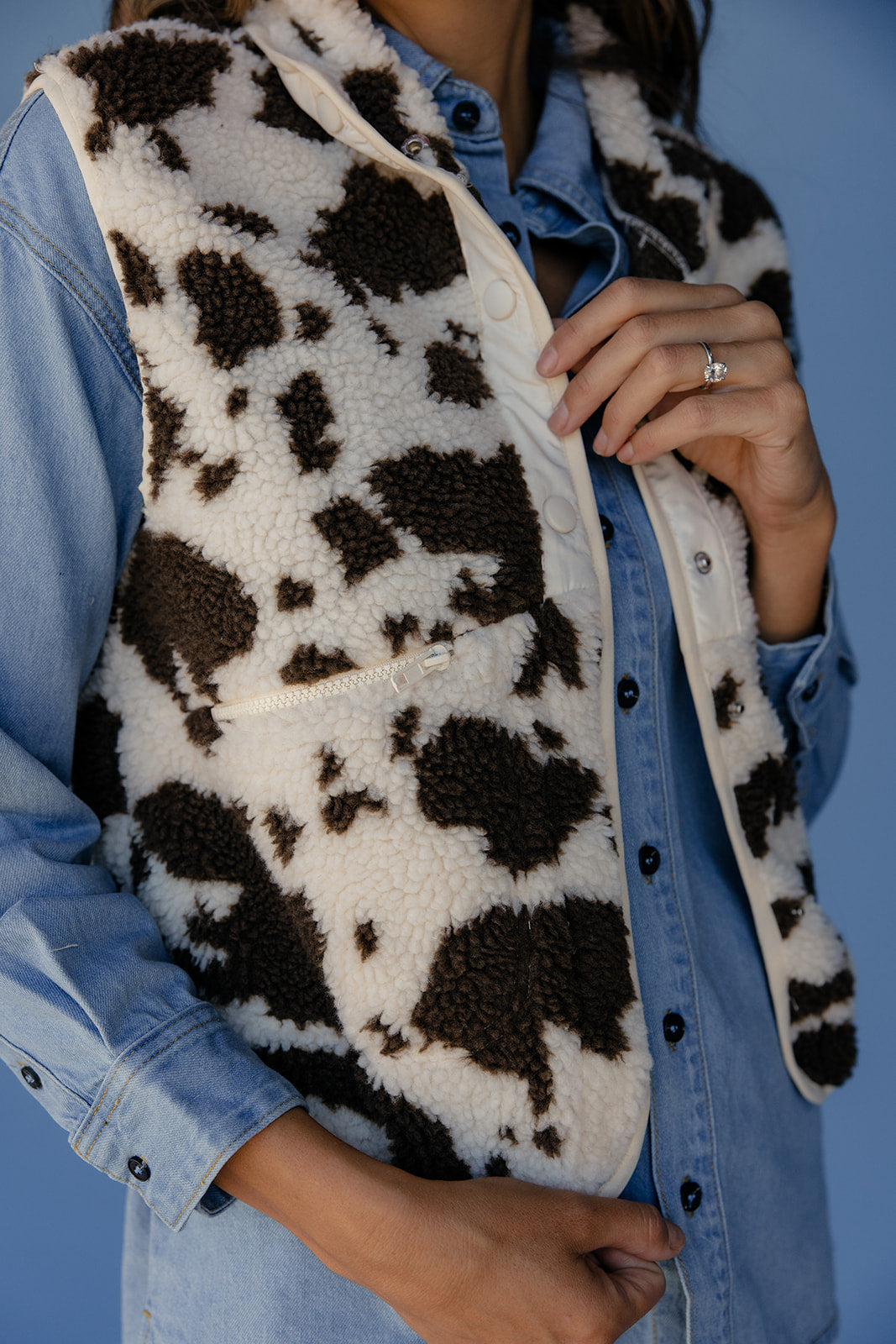 Highland Cowgirl Sherpa Vest