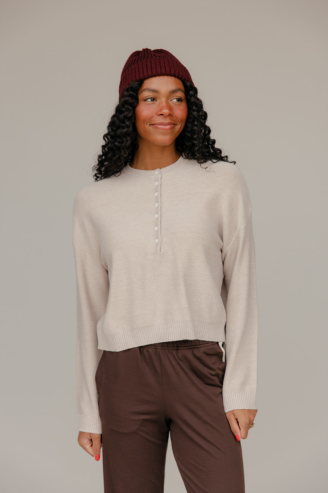 Meridian Henley Sweater