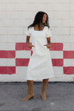 Sweet Tea Puff Sleeve Dress