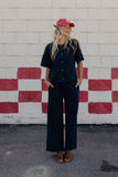 Red Hot Wide Leg Pants